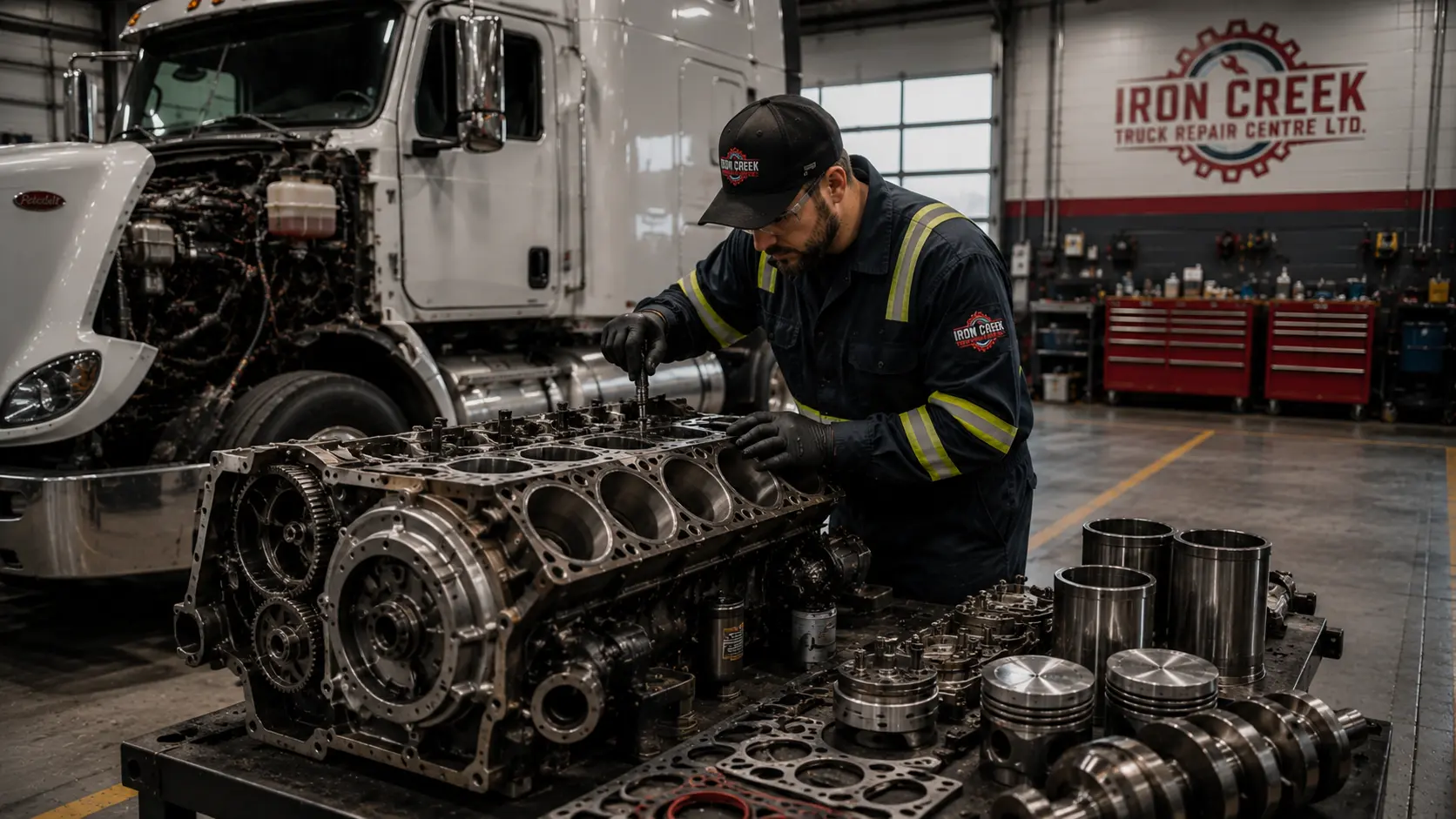 Engine rebuild work